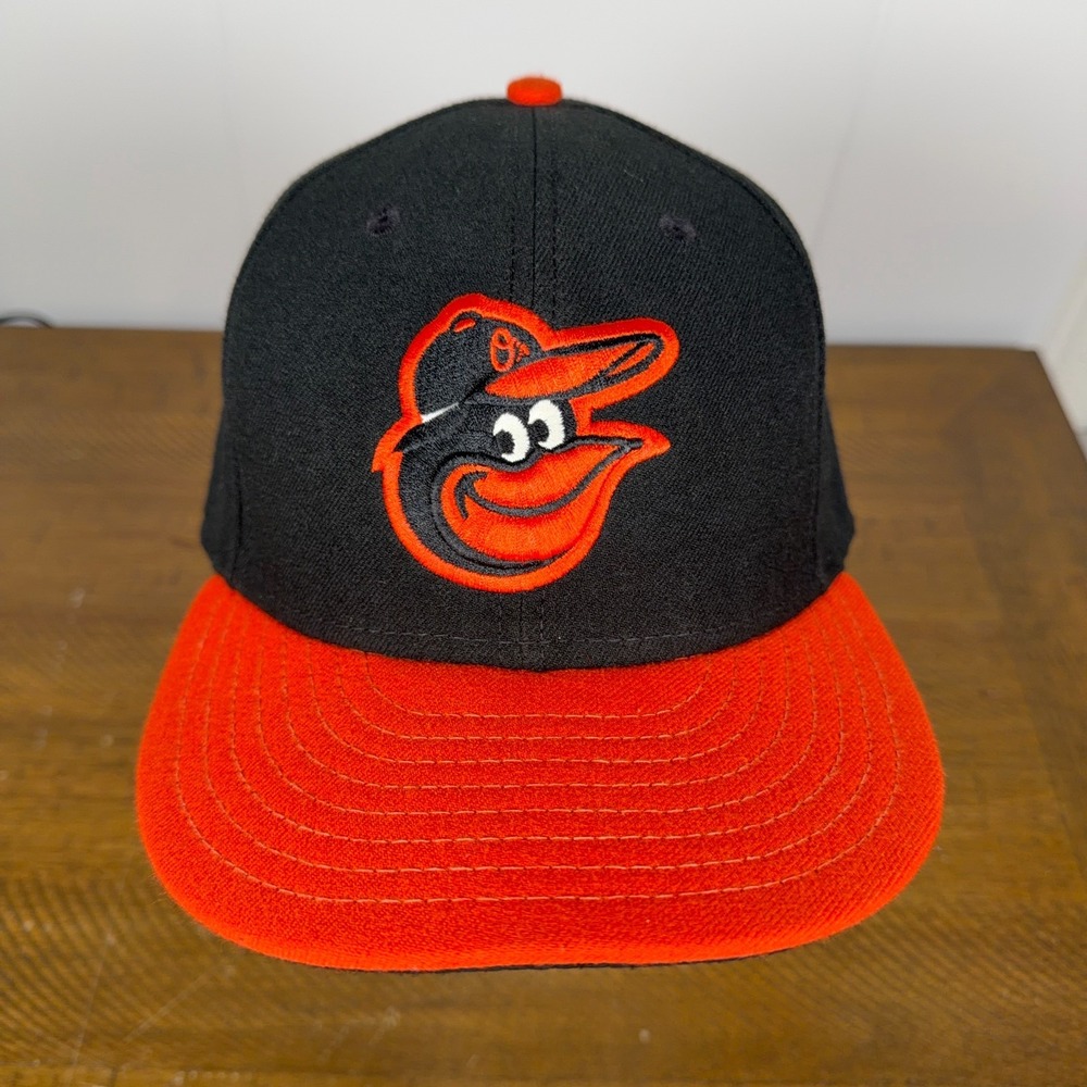 Baltimore Orioles Hat 7 3/4 Black Orange New Era 59fifty Fitted MLB Baseball Cap